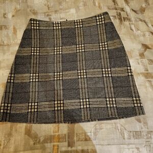 Reformation plaid mini skirt Size 0